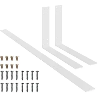 vidaXL Rückenlehne für Palettensofa Weiß 110 cm Eisen - Weiß