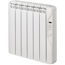 Gabarrón - RF6E Plus Thermofluid-Heizstrahler. Programmierbarer elektrischer Heizkörper 750W, 6 Elemente. Fenster-offen-Funktion und Adaptive Startsteuerung. Einfache und schnelle Montage.