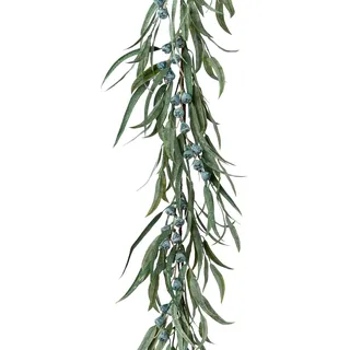 Creativ green Kunstgirlande »Eukalyptus-Girlande mit Früchten«, grau