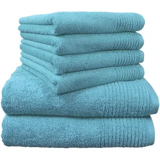 Dyckhoff Brillant Handtuchset 6-tlg. blau