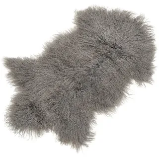Sitzauflage Tibet-Lammfell grau 90x5x55 cm