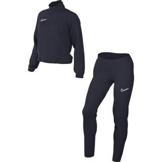 Nike Damen Trainingsanzug W Nk Dry Acd Trk Suit, Obsidian/White, FD4120-451, XL