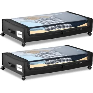 Vevor Unterbettbox 770 x 470 x 173 mm 2-tlg. transparent