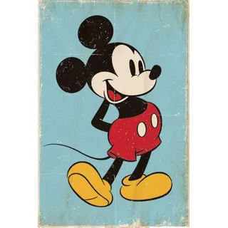 Pyramid Mickey Mouse 'Retro' Maxi Poster,61 x 91.5 cm