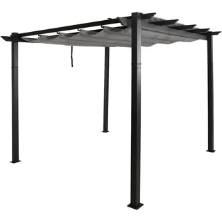 Mendler Gartenpavillon 3 x 3 m Grau