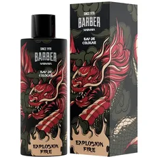 BARBER MARMARA EXPLOSION FIRE Limited Edition Eau de Cologne 500ml | Herren Duftwasser Glasflasche | Geschenkverpackung | Herren Parfüm | Aftershave Men | Unisex-Duft - Cologne barber | 8% Duftöl