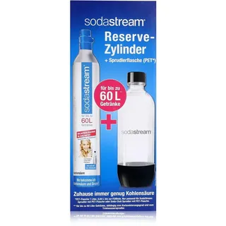 PET-Flasche 1 l schwarz + Zylinder
