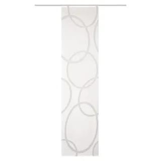 HOME WOHNIDEEN HOME grau, B:60cm H:245cm, Polyester, Gardinen