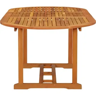 vidaXL Gartentisch 200x100x75 cm Massivholz Eukalyptus - Braun