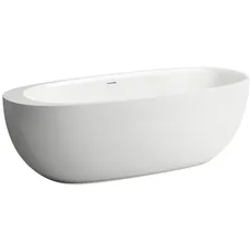 Bild Il Bagno Alessi Badewanne, freistehend, Mineralgusswerkstoff, 1850x800x440mm, H220972, Farbe: Kaffee außen, weiß innen