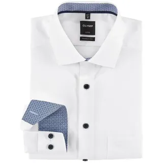 Olymp Luxor Hemd - Weiß - 43