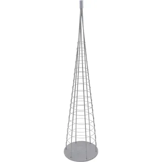 MCW Deko-Baum O91 Metall 160cm Silberfarben