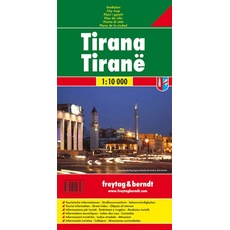 Tirana 1 : 10 000 Stadtplan