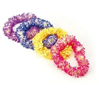 Bottari 29408 Deko-Kette Hawaii mit Blauen Blumen, 1 Teil