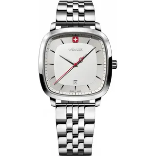Wenger 01.1921.101 Herrenuhr Vintage Classic 37mm 5ATM - Silber