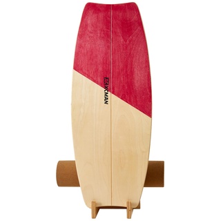 XCMAN Surf Balance Board Trainer mit Rolle - Surf Balance Board Stabilitätstrainer,Für Erwachsene, Balance-Board zum Surfen, Snowboarden, Skateboarden, Hockey