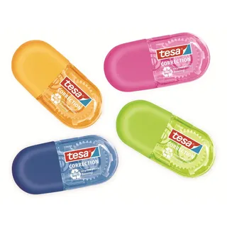 Tesa 59816-00000-00 ecoLogo® Blau, Grün, Orange Pink, 1 Stück Band-Korrektur , Farblich sortiert