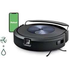 iRobot Roomba Combo j7 (c7156) Saug- und Wischroboter mit Objekterkennung/-meidung, Kartierung, 4-Stufen-Reinigung, gezielte Raum- oder Bereichsreinigung, Sprachassistent kompatibel, Farbe: Navy Blue
