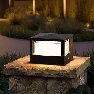 FREEUP LED Sockelleuchte außen, Quadratisch, 15W, IP65