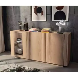 Brauner Sideboard Luxus Kommode Moderner Schrank Holz Möbel Anrichte - Braun
