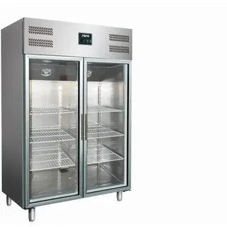 Saro Gewerbekühlschrank mit Glastür - 2/1 GN Modell GN 1200 TNG