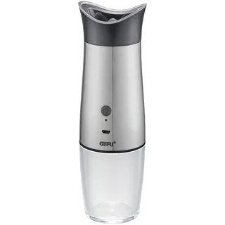 GEFU VELO Salz-/Pfeffermühle 20,8 cm transparent befüllt