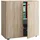 Lona Aktenschrank 70 x 40 x 74 cm braun