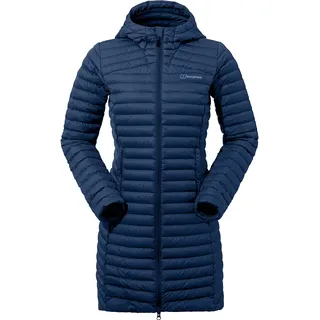 Berghaus Damen Nula Micro Synthetik Steppjacke, isoliert und lang | Strapazierfähiges Design | Wasserfest | Steppjacke Jacke, Dusk, 16
