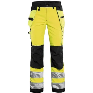 Blaklader 71672517 DAMEN-SOFTSHELL-HOSE MIT HOHER SICHT, gelb/ schwarz, grootte C38