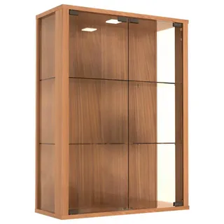 VCM Hängevitrine Udina 60 x 25 x 80 cm Braun