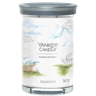 Yankee Candle Clean Cotton Duftkerze 567 g weiß