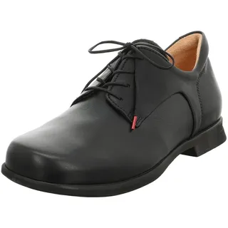 THINK! PENSA chromfrei gegerbte nachhaltige Halbschuhe, SCHWARZ 0000