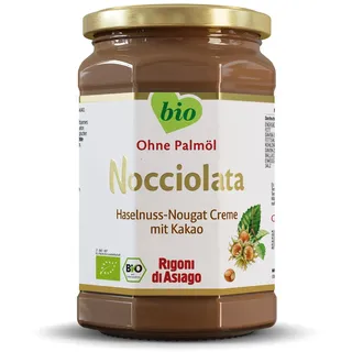 Rigoni di Asiago - Nocciolata - 1x 650g, Nuss Nougat Creme, Haselnusscreme ohne Palmöl, Nuss Nougat Creme ohne Palmöl, Leckerer Brotaufstrich