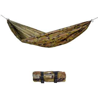 AMAZONAS Travel Set Camouflage 275 x 140 cm braun/grün inkl. Haken
