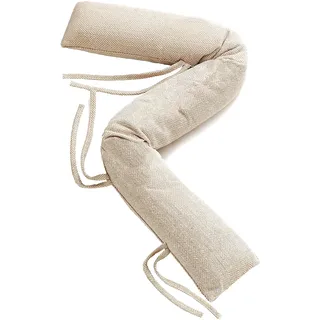 Praknu 2er Zugluftstopper für Türen & Fenster 120 cm Beige – Türabdichtung | Hält Zugluft draußen & spart Heizkosten, extra lang & schwer, waschbare Stoffe, auch für die Terrassentür, energiesparend