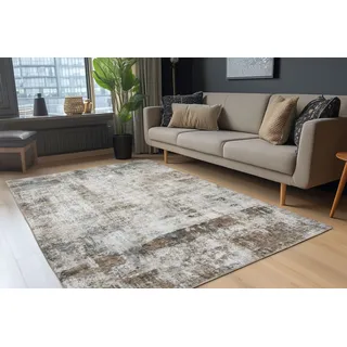 OBSESSION Teppich "Posh 302" rechteckig 12 mm Höhe modernes Design, bedruckte Qualität, Wohnzimmer, taupe