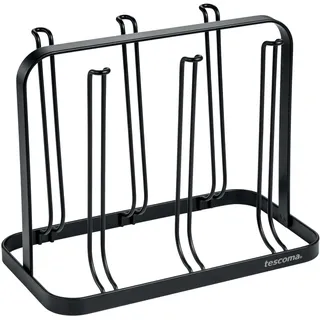 Tescoma Abtropfgestell für Flaschen und Gläser ONLINE, Schwarz
