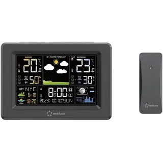 Renkforce RF-4883630 Digitale-Wetterstation Anzahl Sensoren max. 3