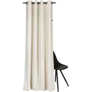 Schöner Wohnen Peachy Ösen 130 x 250 cm Weiß 1 Stk.