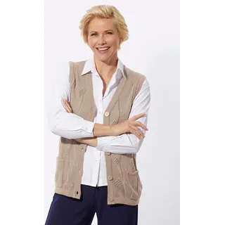 Classic Dog Classic Strickweste, beige