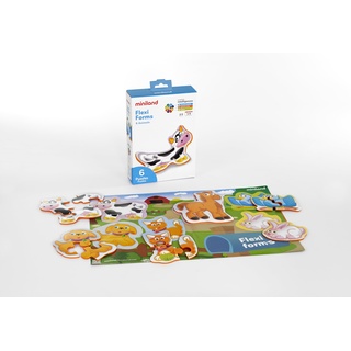 Miniland 36201 Puzzle für Kinder, bunt