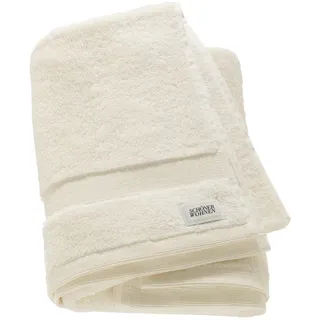 Schöner Wohnen Duschtuch , Weiß , Textil , Uni , 70x140 cm , Oeko-Tex® Standard 100 , saugfähig, Aufhängeschlaufe, durchgefärbt, angenehm weich, hochwertige Qualität, schnelltrocknend , Heimtextilien, Badtextilien, Duschtücher