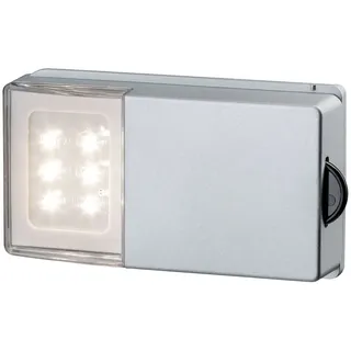 Paulmann LED Unterbauleuchte "Schrankleuchte SnapLED 53x95mm 25lm 2700K Silber", 1, Stk., Warmweiß, silberfarben