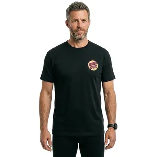 Santa Cruz Wagon Dot Chest Kurzarm-t-shirt - Black - S