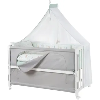 roba Room Bed Woodland Buddies Weiß 60 x 120 cm