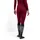 Damen Baselayer-Hose Warm 3/4 W Ti Funktionsmaterial schnelltrocknend 1 Stück Rot Merlot 8117 L