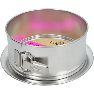 RBV Birkmann Birkmann, ’Cause we care Springform, Ø 20 cm, Weißblech, mit Flachboden, Extra hoher Ring, Silber, PFOA- und PFOS-frei, 889101