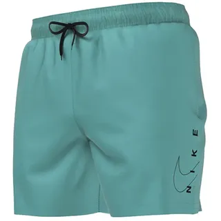 Nike Herren Badeshorts Badehose Beach Shorts Volleyshorts, Farbe:Grün, Artikel:-339 Washed Teal, Größe:L