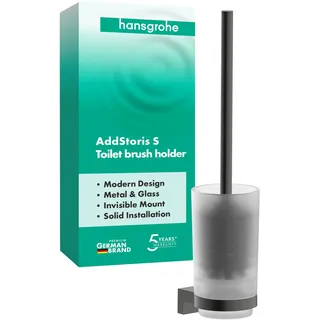 Hansgrohe WC-Bürstengarnitur AddStoris S Brushed Black Chrome (41782340)