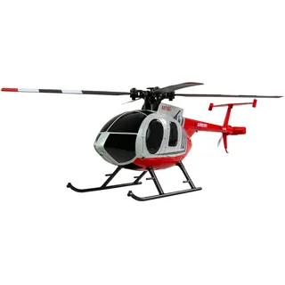 AMEWI RC-Hubschrauber Hughes MD500 RtF rot/silber